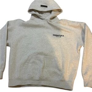 Essentials light oatmeal hoodie